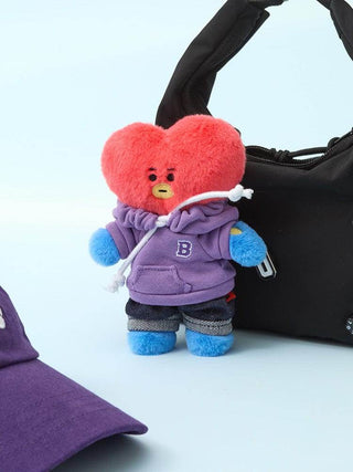 BT21 - TATA Petit Closet Plush Doll Keyring - Koreabe