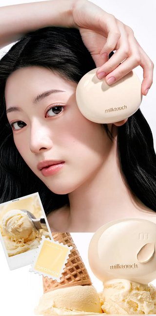 Milk Touch - All Day No Sebum Tone Up Sun Cushion SPF45 PA++++
