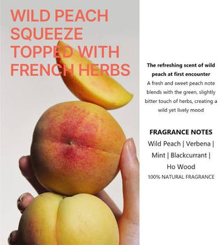 Kuoca - Wild Peach Squeeze Topped With French Herbs Hair Mist 50ml