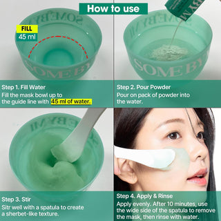 Somebymi - PDRN Spirulina Soothing Mask 1gx10ea