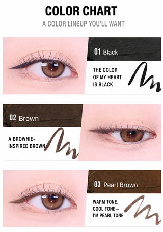 Tonymoly - Back Gel Eye Liner - 3 Colors