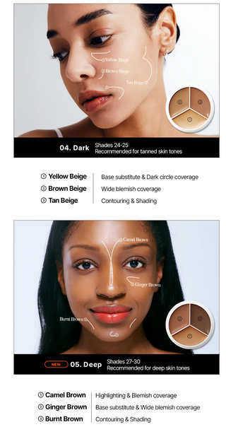 tfit - Cover Up Pro Concealer 15g - 5 Colors