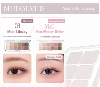 Romand - Pro Eye Palette Air - 10 Colors