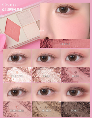 Wonjungyo - W Daily Mood Up Palette - 3 Colors