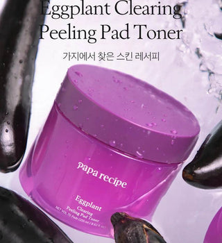 Papa Recipe - Eggplant Clearing Peeling Pad Toner (70ea) - Koreabe