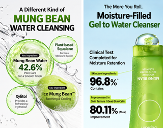 Beplain - Mung Bean Moisture Gel To Water Cleanser 170ml