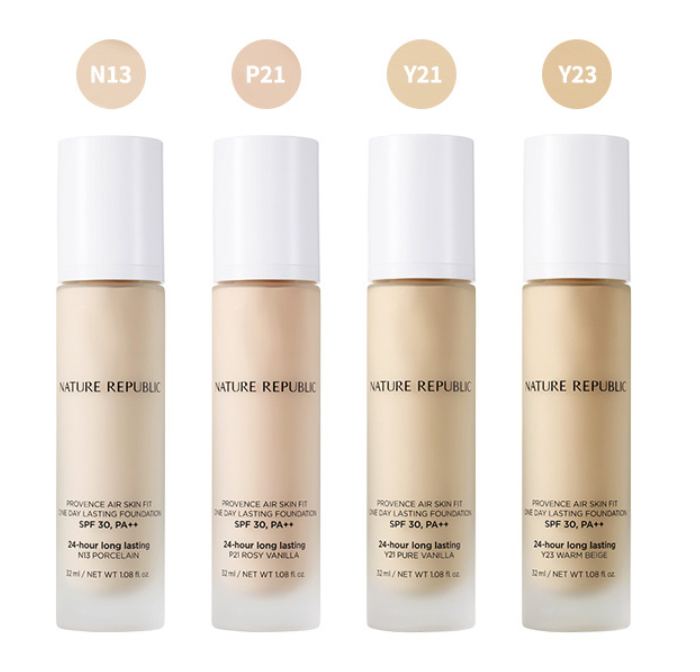 Nature Republic - Provence Air Skin Fit Lasting Foundation 32ml