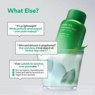 Innisfree - Green Tea Ceramide Milk 160ml - Koreabe