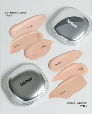 Oddtype - Skin Sync Up Cushion Type G SPF50+ PA++++ (6 Colors) - Koreabe