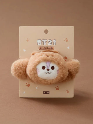 BT21 - More Fluffy Face Plush Band - Koreabe