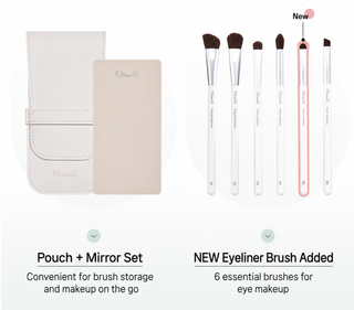 Fillimilli - Eye Make Up Brush Kit Set (6 pcs)