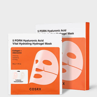 COSRX - 5PDRN Hyaluronic Acid Vital Hydrating Hydrogel Mask 3ea