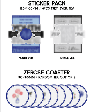 ZEROBASEONE - [YOUTH IN THE SHADE] (Random Ver) - Koreabe