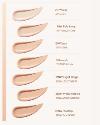 Giverny - Dewy Glassy Foundation 30ml - 7 Colors - Koreabe