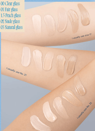 Fwee - Cushion Glass Natural SPF 50+ PA+++ - 5 Colors - Koreabe