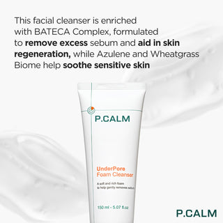 P Calm Underpore Foam Cleanser 150 ml