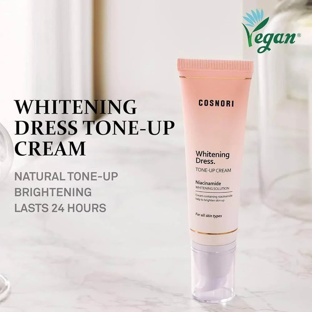 Cosnori Whitening Dress Tone up Cream (Vegan) 50ml Cosnori Whitening Dress Tone up Cream (Vegan) 50ml