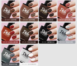 Delibeauty -  Color Gel Nail - 17 Colors