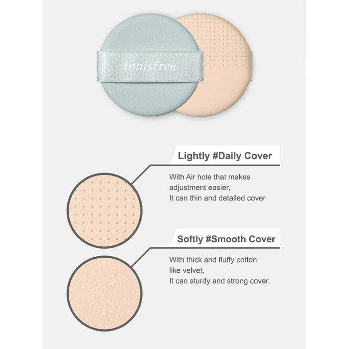 Innisfree No Sebum Powder Cushion 14 grams - 4 Colors - Koreabe