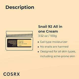 COSRX Advanced Snail 92 All in One Cream 100g