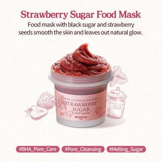 Skinfood Cleanse Exfoliate Strawberry Sugar 120g