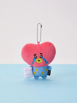 BT21 - Today's Face Teardrop Plush Keyring - Koreabe