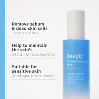 11uesday - Deeply Control Balancing Toner 200ml - Koreabe