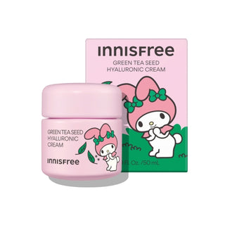 Innisfree - Green Tea Seed Hyaluronic Cream 50ml + 15ml (My Melody Edition)