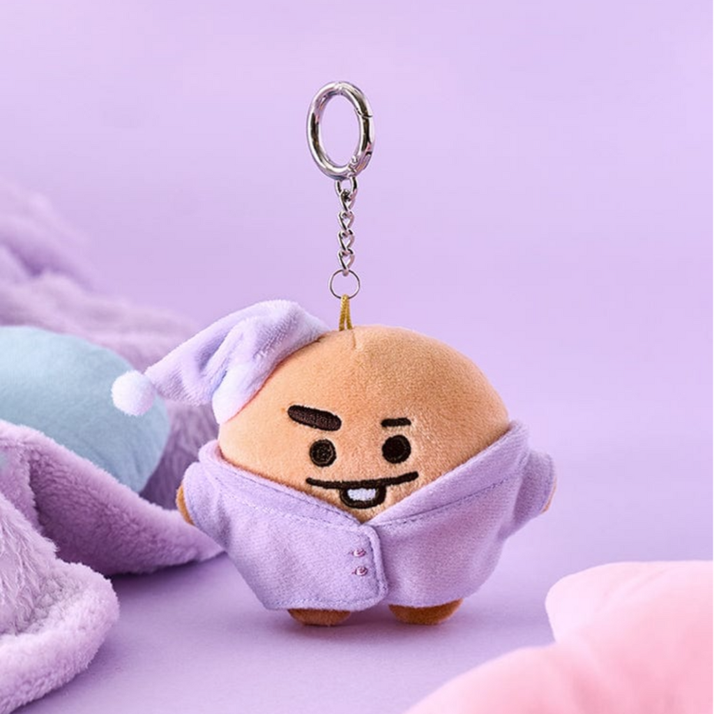 BT21 - Llavero esponjoso de pijama básico nuevo SHOOKY