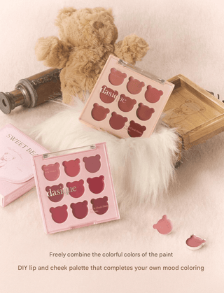 Dasique - Mood Painting Lip & Cheek Palette 6g - 6 Colors - Koreabe