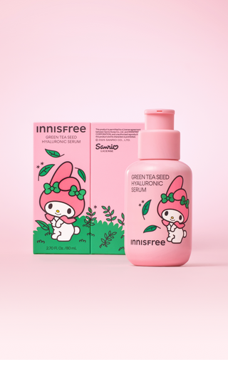 Innisfree - Suero hialurónico de té verde 80 ml + 15 ml (edición MyMelody)