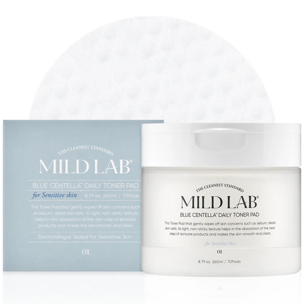 Mild Lab - Blue Centella Daily Toner Pad 70ea