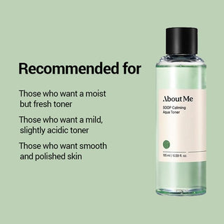 About me  SOOP Calming Aqua  Toner 195ml