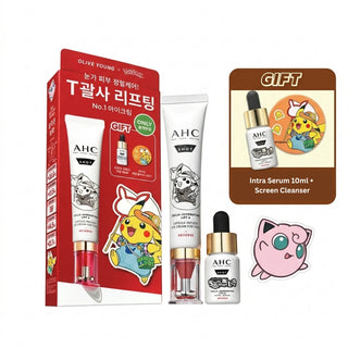 AHC - Pro Shot Eye Cream for Face 30ml  (+Serum 10ml +Pikachu screen cleaner)