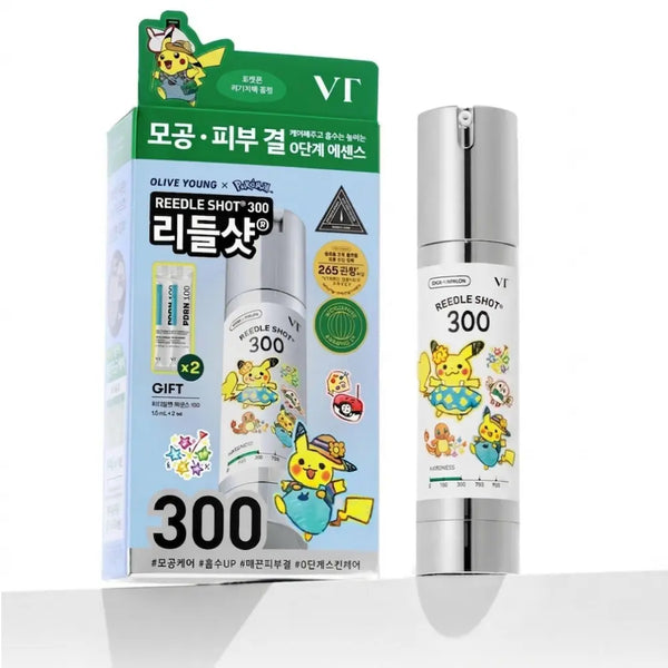 VT - Reddle Shot 300 Essence 50ml + PDRN essence 1.5ml*2 (Pokemon