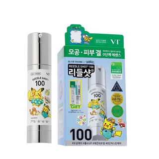 VT -  Reddle Shot 100 Essence 50ml (Reddle Shot 300 1ml+PDRN essence 1.5ml (Pokemon Ver)