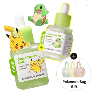 Sungboon Editor X Pokemon - Green Tomato NMN Ampoule 40 ml *2 - Koreabe