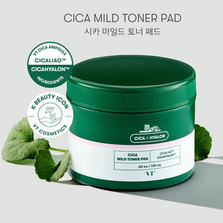 VT Cica Mild Toner Pad 60 each