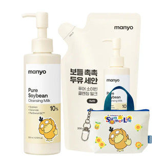 Manyo - Factory Pure Soybean Cleansing Milk 200ml +Refill 200ml (Pokemon Ver)