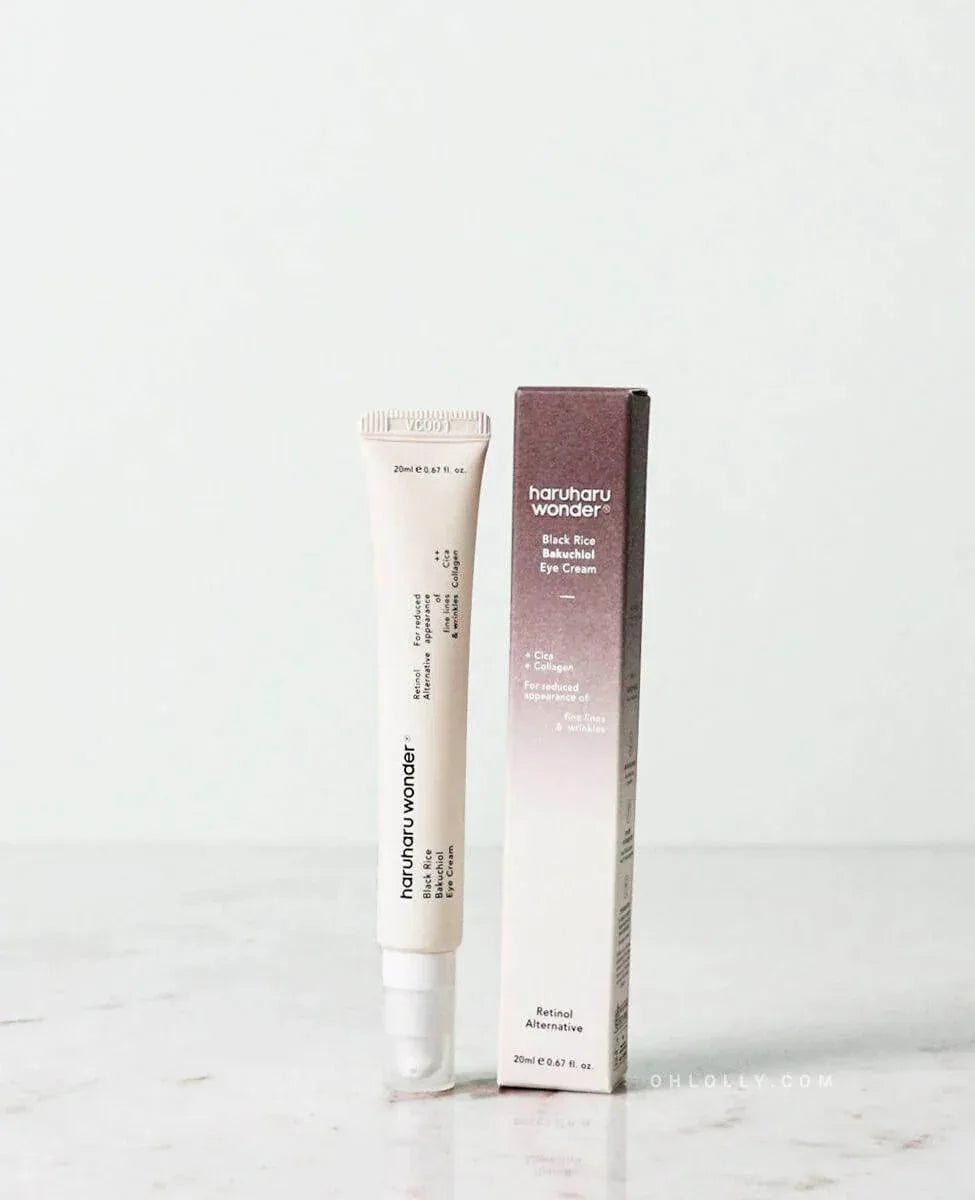 glutathione eye cream haruharu wonder black rice eye cream Bakuchiol 20ml Clean Beauty HARUHARU WONDER Black Rice Bakuchiol