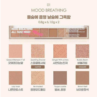 Peripera All Take Mood Palette - 7 Colors - Koreabe