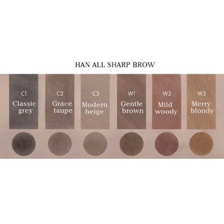 Romand Han All Flat Brown Line Eye  - 6 Colors