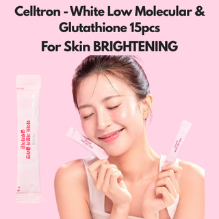 🎁 (FOR SKIN BRIGHTENING) Celltron - White Low Molecular & Glutathione 15pcs February Promotion (100% off)