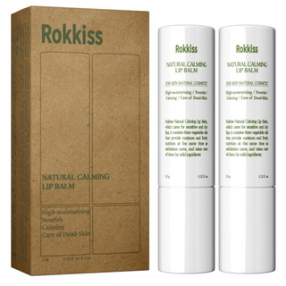 Rokkiss - Set de bálsamo labial calmante natural x 2