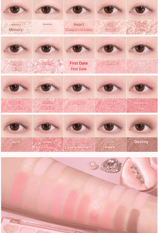 Dasique - Mood Shadow Palette Sweet Heart Collection - 7 Colors - Koreabe