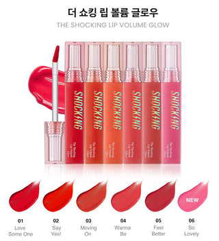 Tonymoly Shocking Lip Volume Glow Tint - 5 Colors