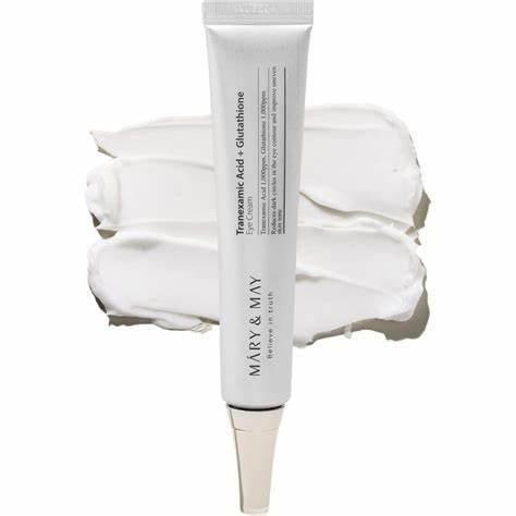 glutathione vs tranexamic acid Mary & May, Tranexamic Acid + Glutathione Eye Cream, 1.05 oz (30 g)