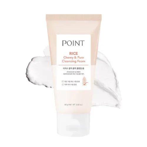 Point - Rice Sticky Mochi Adhesive Cleansing Foam 80g – Koreabe
