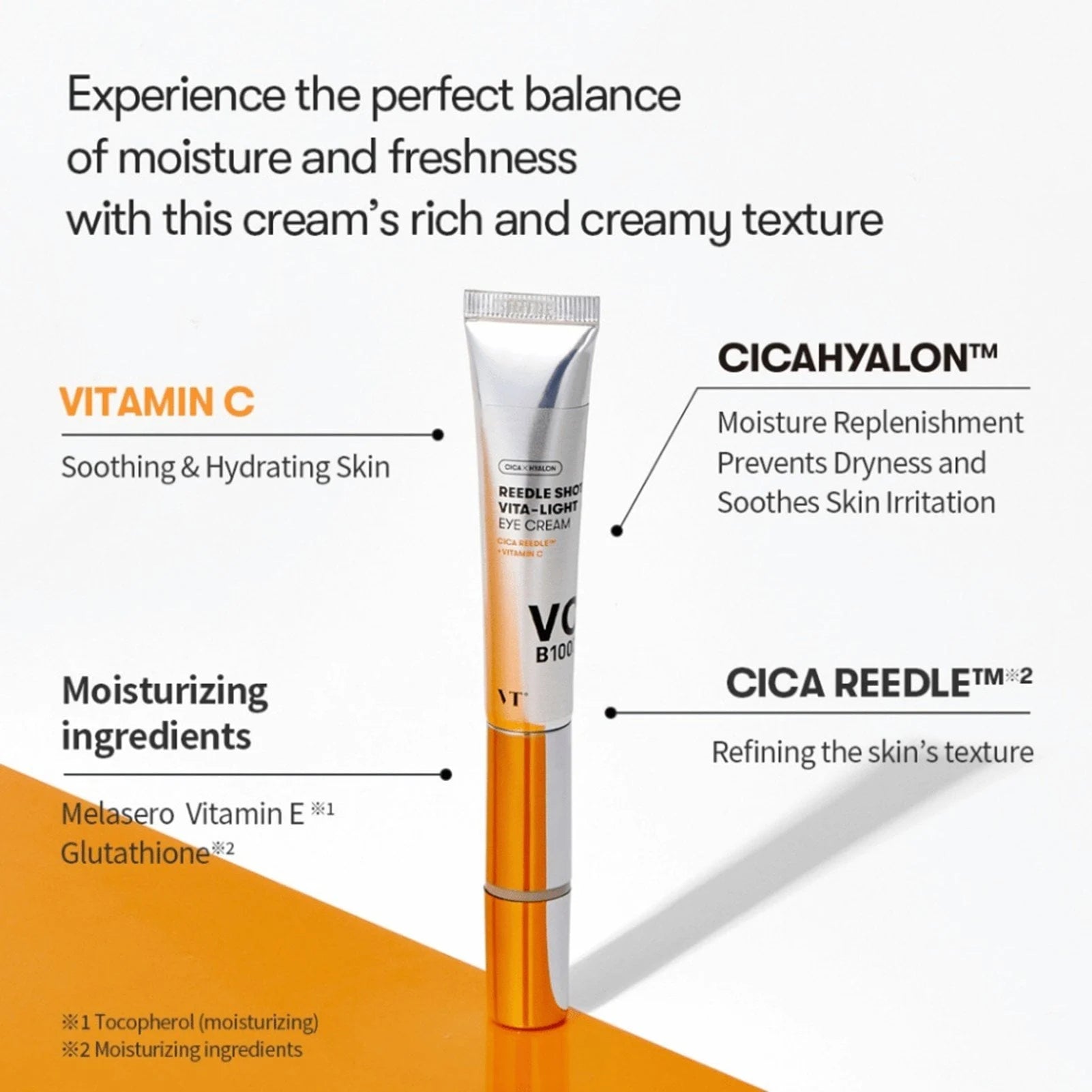 VT - Reedle Shot Vita-Light Eye Cream 15ml Koreabe VT - Reedle Shot Vita-Light Eye Cream 15ml Koreabe