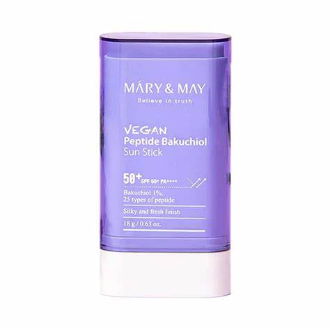 Mary&May Vegan Peptide Bakuchiol SunStick (SPF50+ PA++++) 18g